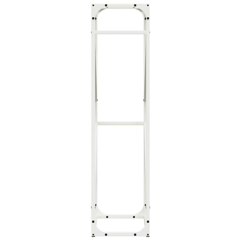 Casa si Gradina - Termice - Sobe, Seminee si accesorii - Accesorii seminee si sobe - Suport pentru lemne de foc alb 40x25x100cm Otel laminat la rece - Infinity.ro