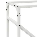 Casa si Gradina - Termice - Sobe, Seminee si accesorii - Accesorii seminee si sobe - Suport pentru lemne de foc alb 40x25x100cm Otel laminat la rece - Infinity.ro