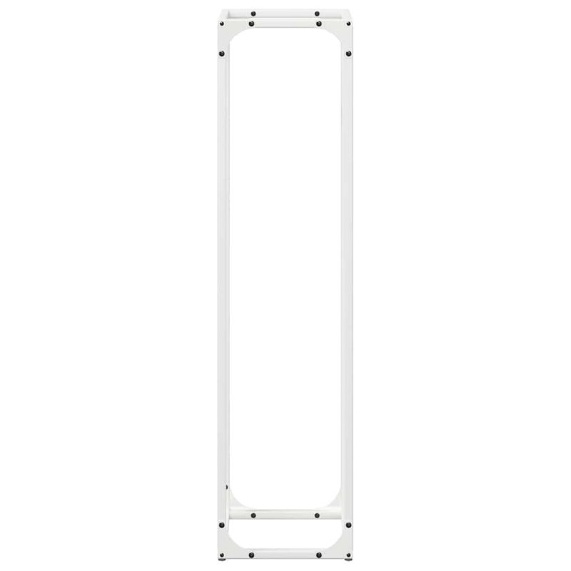 Casa si Gradina - Termice - Sobe, Seminee si accesorii - Accesorii seminee si sobe - Suport pentru lemne de foc alb 25x25x100cm Otel laminat la rece - Infinity.ro