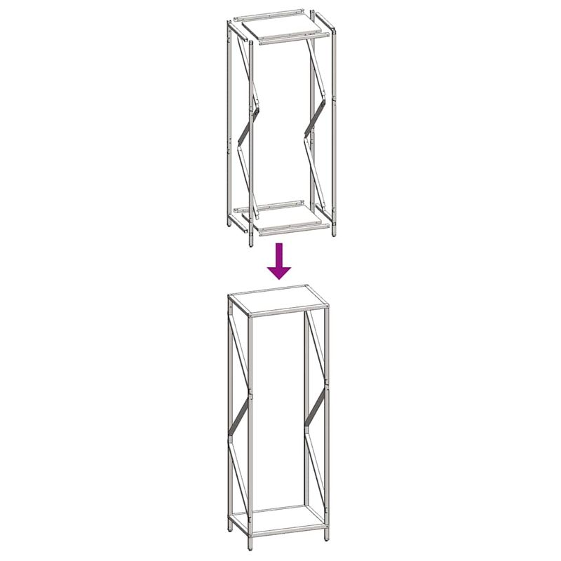 Casa si Gradina - Termice - Sobe, Seminee si accesorii - Accesorii seminee si sobe - Suport pentru lemne de foc Verde masline Otel laminat la rece - Infinity.ro