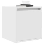 Casa si Gradina - Mobilier - Comode si corpuri - Noptiere - Noptiera montata pe perete alb 38x34x40 cm - Infinity.ro