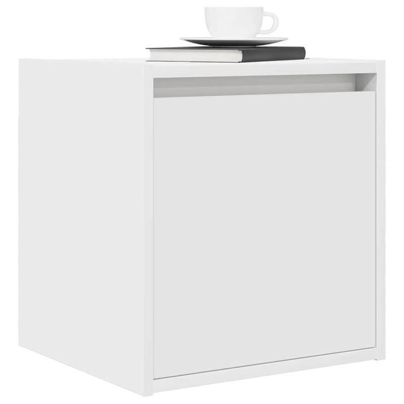 Casa si Gradina - Mobilier - Comode si corpuri - Noptiere - Noptiera montata pe perete alb 38x34x40 cm - Infinity.ro