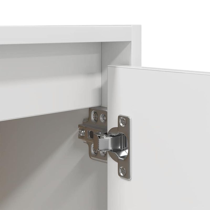 Casa si Gradina - Mobilier - Comode si corpuri - Noptiere - Noptiera montata pe perete alb 38x34x40 cm - Infinity.ro