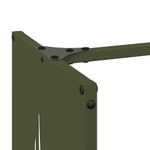 Casa si Gradina/Termice/Sobe, Seminee si accesorii/Accesorii seminee si sobe - Suport pentru lemne de foc Verde masline Otel laminat la rece - Infinity.ro