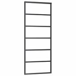 Casa si Gradina - Constructii - Usi interior, exterior si garaj - Usi interior - Usa glisanta cu set de feronerie neagra 76x205 cm Sticla ESG - Infinity.ro