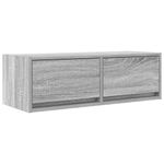 Casa si Gradina - Mobilier - Comode si corpuri - Comode - Dulap TV Gri Sonoma 80x31x25,5 cm lemn prelucrat - Infinity.ro