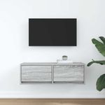 Casa si Gradina - Mobilier - Comode si corpuri - Comode - Dulap TV Gri Sonoma 80x31x25,5 cm lemn prelucrat - Infinity.ro