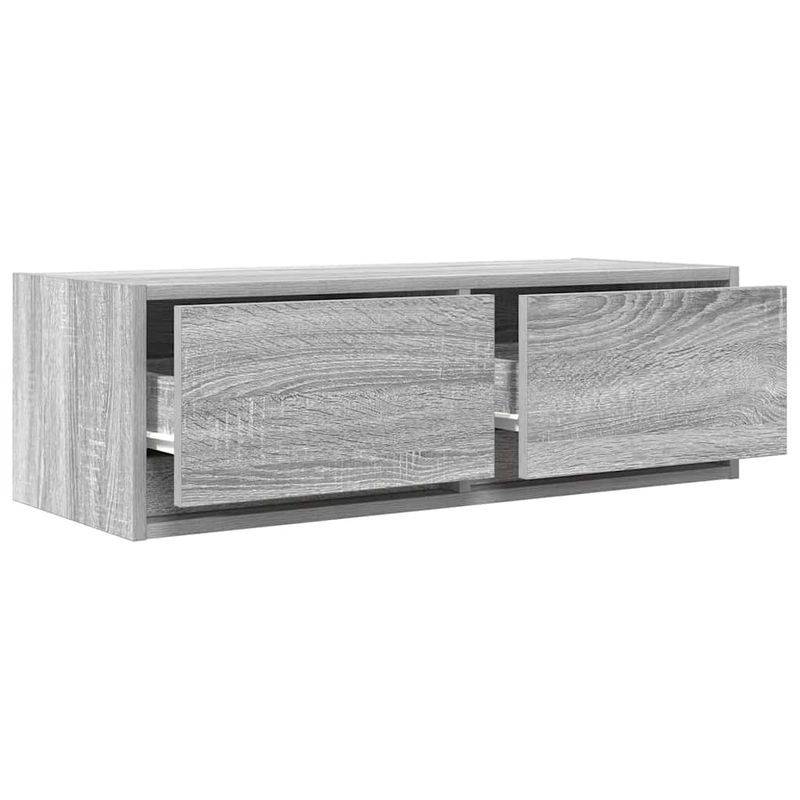 Casa si Gradina - Mobilier - Comode si corpuri - Comode - Dulap TV Gri Sonoma 80x31x25,5 cm lemn prelucrat - Infinity.ro