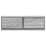 Casa si Gradina - Mobilier - Comode si corpuri - Comode - Dulap TV Gri Sonoma 80x31x25,5 cm lemn prelucrat - Infinity.ro