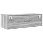 Casa si Gradina - Mobilier - Comode si corpuri - Comode - Dulap TV Gri Sonoma 80x31x25,5 cm lemn prelucrat - Infinity.ro