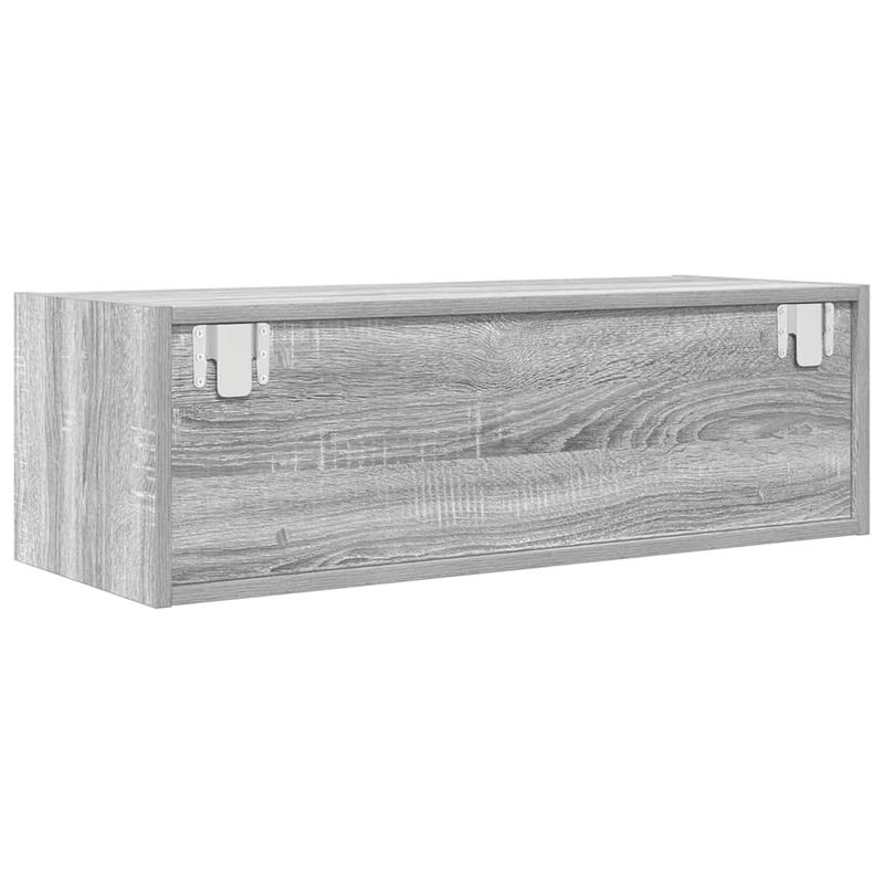 Casa si Gradina - Mobilier - Comode si corpuri - Comode - Dulap TV Gri Sonoma 80x31x25,5 cm lemn prelucrat - Infinity.ro