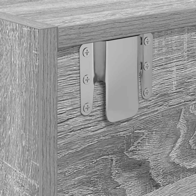 Casa si Gradina - Mobilier - Comode si corpuri - Comode - Dulap TV Gri Sonoma 80x31x25,5 cm lemn prelucrat - Infinity.ro