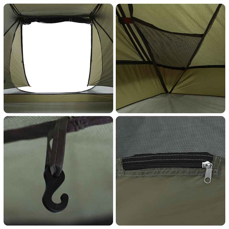 Sport si Outdoor - Camping - Corturi camping - Cort de pescuit 5 persoane, verde masliniu, impermeabil - Infinity.ro