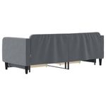 Casa si Gradina - Mobilier - Paturi si accesorii - Paturi - Pat de zi cu extensie si sertare gri inchis 80x200 cm catifea - Infinity.ro
