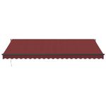 Casa si Gradina - Gradina si terasa - Umbrele si pavilioane - Umbrele - Copertina retractabila automat, visiniu, 500x300 cm - Infinity.ro