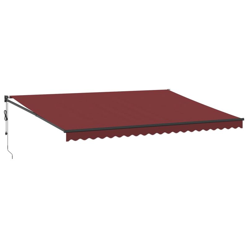 Casa si Gradina - Gradina si terasa - Umbrele si pavilioane - Umbrele - Copertina retractabila automat, visiniu, 500x300 cm - Infinity.ro