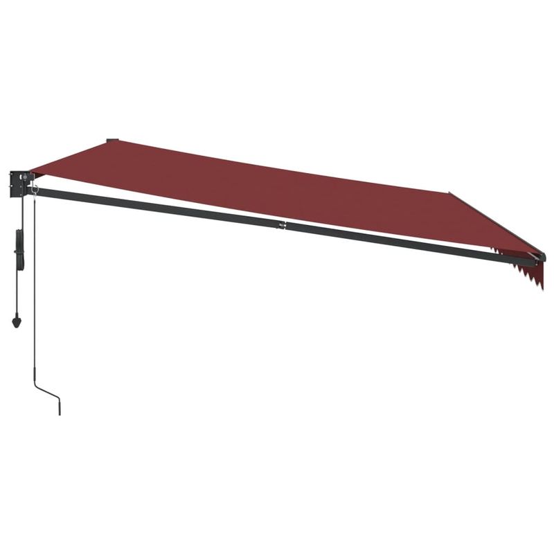 Casa si Gradina - Gradina si terasa - Umbrele si pavilioane - Umbrele - Copertina retractabila automat, visiniu, 500x300 cm - Infinity.ro