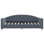 Casa si Gradina - Mobilier - Paturi si accesorii - Paturi - Cadru de pat, gri inchis, 90x190 cm, catifea - Infinity.ro