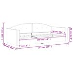 Casa si Gradina - Mobilier - Paturi si accesorii - Paturi - Cadru de pat, gri inchis, 90x190 cm, catifea - Infinity.ro