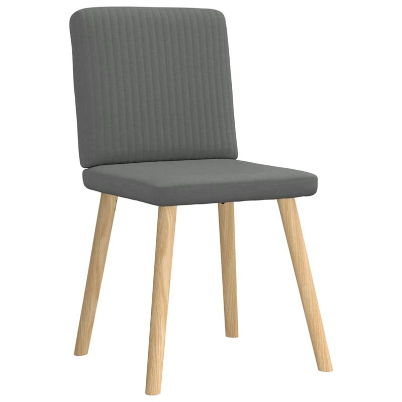 Casa si Gradina - Mobilier - Scaune si fotolii - Scaune - Scaune de bucatarie pivotante, 4 buc., gri inchis, textil - Infinity.ro
