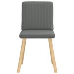 Casa si Gradina - Mobilier - Scaune si fotolii - Scaune - Scaune de bucatarie pivotante, 4 buc., gri inchis, textil - Infinity.ro