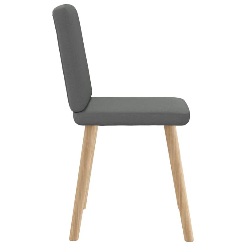 Casa si Gradina - Mobilier - Scaune si fotolii - Scaune - Scaune de bucatarie pivotante, 4 buc., gri inchis, textil - Infinity.ro