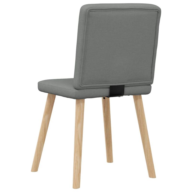 Casa si Gradina - Mobilier - Scaune si fotolii - Scaune - Scaune de bucatarie pivotante, 4 buc., gri inchis, textil - Infinity.ro