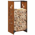 Casa si Gradina - Termice - Sobe, Seminee si accesorii - Accesorii seminee si sobe - Suport pentru lemne de foc 40x30x80 cm Otel pentru intemperii - Infinity.ro