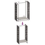 Casa si Gradina - Termice - Sobe, Seminee si accesorii - Accesorii seminee si sobe - Suport pentru lemne de foc 40x30x80 cm Otel pentru intemperii - Infinity.ro