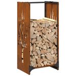 Casa si Gradina - Termice - Sobe, Seminee si accesorii - Accesorii seminee si sobe - Suport pentru lemne de foc 40x30x80 cm Otel pentru intemperii - Infinity.ro