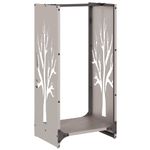 Casa si Gradina - Termice - Sobe, Seminee si accesorii - Accesorii seminee si sobe - Suport pentru lemne de foc 40x30x80 cm Otel pentru intemperii - Infinity.ro