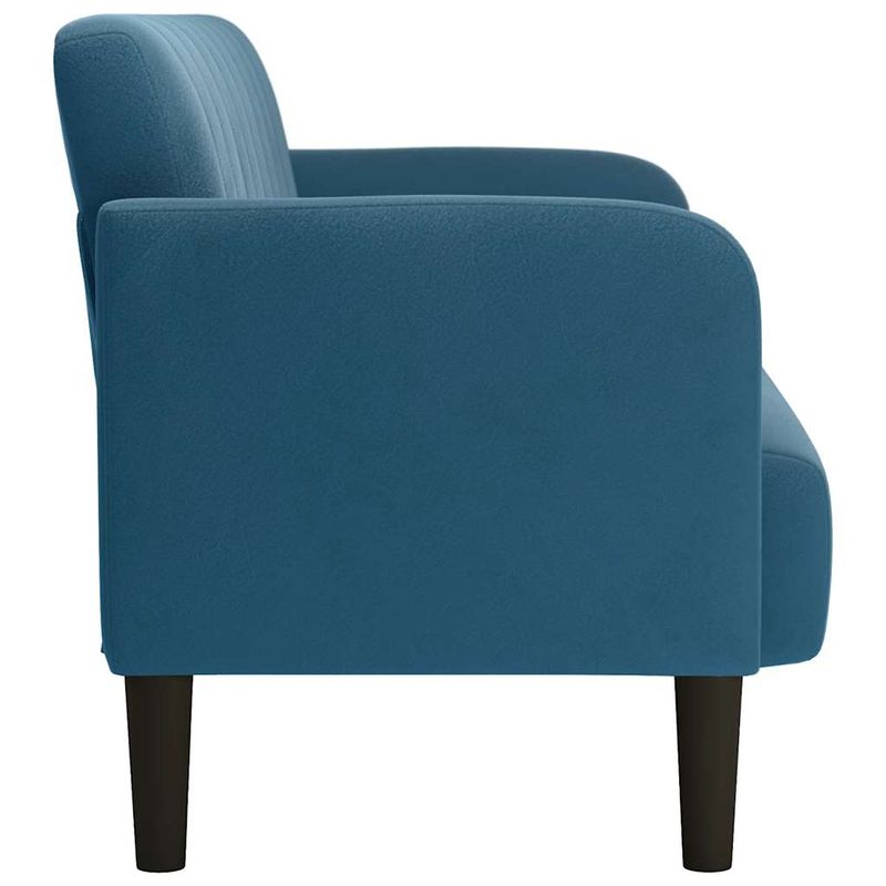 Casa si Gradina - Mobilier - Canapele si coltare - Canapele - Canapea lovesea albastru 109 cm catifea - Infinity.ro