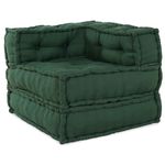 Casa si Gradina - Gradina si terasa - Mobilier exterior - Canapele si fotolii gradina - Puf modular verde 70x70x54 tesatura - Infinity.ro