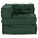 Casa si Gradina - Gradina si terasa - Mobilier exterior - Canapele si fotolii gradina - Puf modular verde 70x70x54 tesatura - Infinity.ro