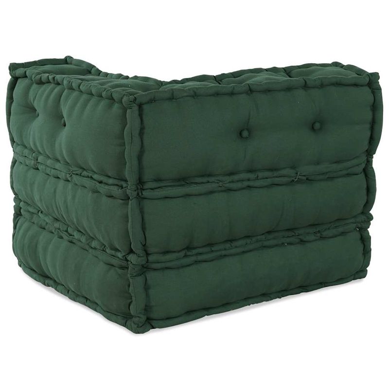Casa si Gradina - Gradina si terasa - Mobilier exterior - Canapele si fotolii gradina - Puf modular verde 70x70x54 tesatura - Infinity.ro