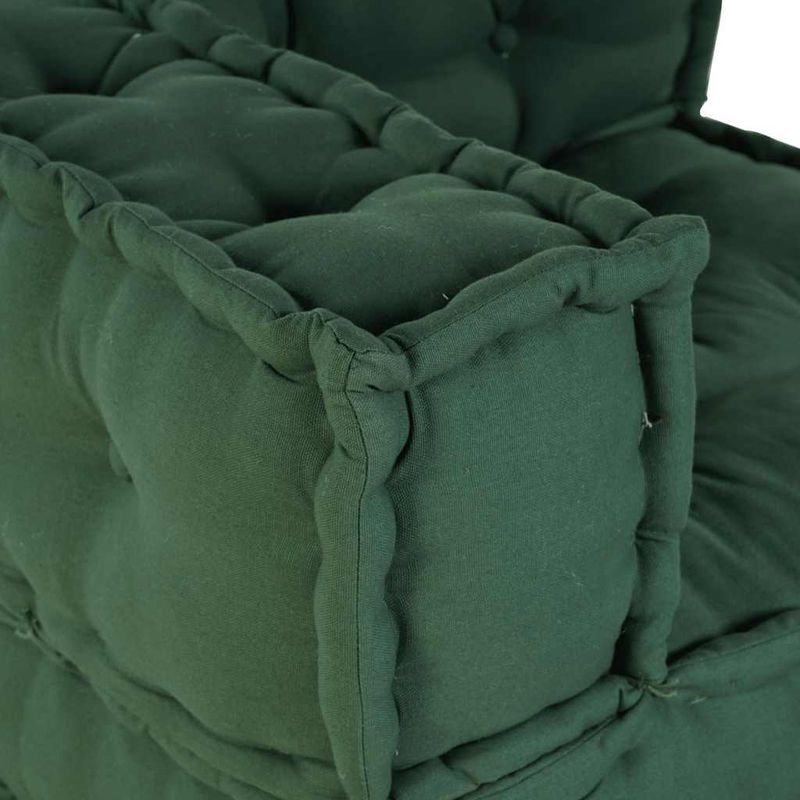 Casa si Gradina - Gradina si terasa - Mobilier exterior - Canapele si fotolii gradina - Puf modular verde 70x70x54 tesatura - Infinity.ro
