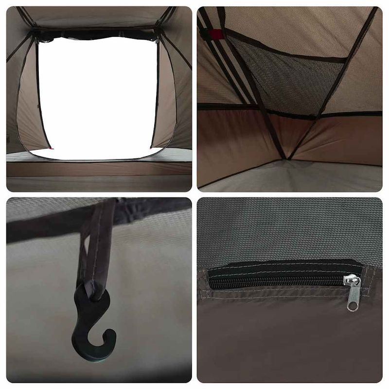 Sport si Outdoor - Camping - Corturi camping - Cort de pescuit pentru 3 persoane, maro, rezistent la apa - Infinity.ro