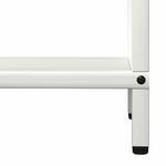 Casa si Gradina - Termice - Sobe, Seminee si accesorii - Accesorii seminee si sobe - Suport pentru lemne de foc alb 40x25x120cm Otel laminat la rece - Infinity.ro