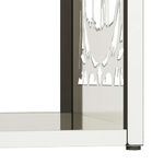 Casa si Gradina - Termice - Sobe, Seminee si accesorii - Accesorii seminee si sobe - Suport pentru lemne de foc 40x40x40 cm otel inoxidabil - Infinity.ro