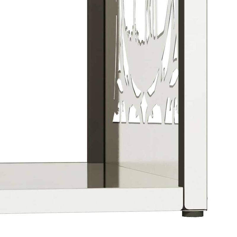 Casa si Gradina - Termice - Sobe, Seminee si accesorii - Accesorii seminee si sobe - Suport pentru lemne de foc 40x40x40 cm otel inoxidabil - Infinity.ro