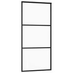 Casa si Gradina - Constructii - Usi interior, exterior si garaj - Usi interior - Usa glisanta cu set de feronerie neagra 90x205 cm Sticla ESG - Infinity.ro