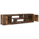 Casa si Gradina - Mobilier - Comode si corpuri - Comode - Comoda TV, stejar fumuriu 188,5x41x50 cm lemn compozit - Infinity.ro