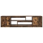 Casa si Gradina - Mobilier - Comode si corpuri - Comode - Comoda TV, stejar fumuriu 188,5x41x50 cm lemn compozit - Infinity.ro