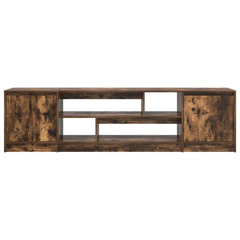 Casa si Gradina - Mobilier - Comode si corpuri - Comode - Comoda TV, stejar fumuriu 188,5x41x50 cm lemn compozit - Infinity.ro