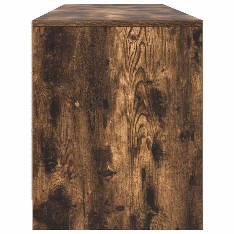 Casa si Gradina - Mobilier - Comode si corpuri - Comode - Comoda TV, stejar fumuriu 188,5x41x50 cm lemn compozit - Infinity.ro