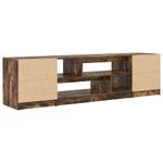 Casa si Gradina - Mobilier - Comode si corpuri - Comode - Comoda TV, stejar fumuriu 188,5x41x50 cm lemn compozit - Infinity.ro