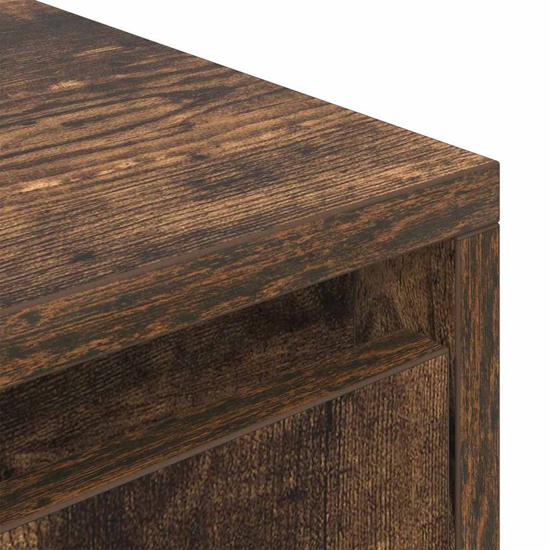 Casa si Gradina - Mobilier - Comode si corpuri - Comode - Comoda TV, stejar fumuriu 188,5x41x50 cm lemn compozit - Infinity.ro