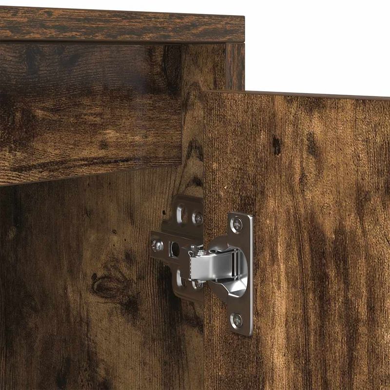 Casa si Gradina - Mobilier - Comode si corpuri - Comode - Comoda TV, stejar fumuriu 188,5x41x50 cm lemn compozit - Infinity.ro