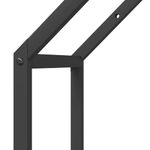 Casa si Gradina/Termice/Sobe, Seminee si accesorii/Accesorii seminee si sobe - Suport pentru lemne de foc negru Otel laminat la rece - Infinity.ro