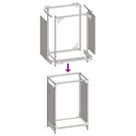 Casa si Gradina - Termice - Sobe, Seminee si accesorii - Accesorii seminee si sobe - Suport pentru lemne de foc Antracit Otel laminat la rece - Infinity.ro